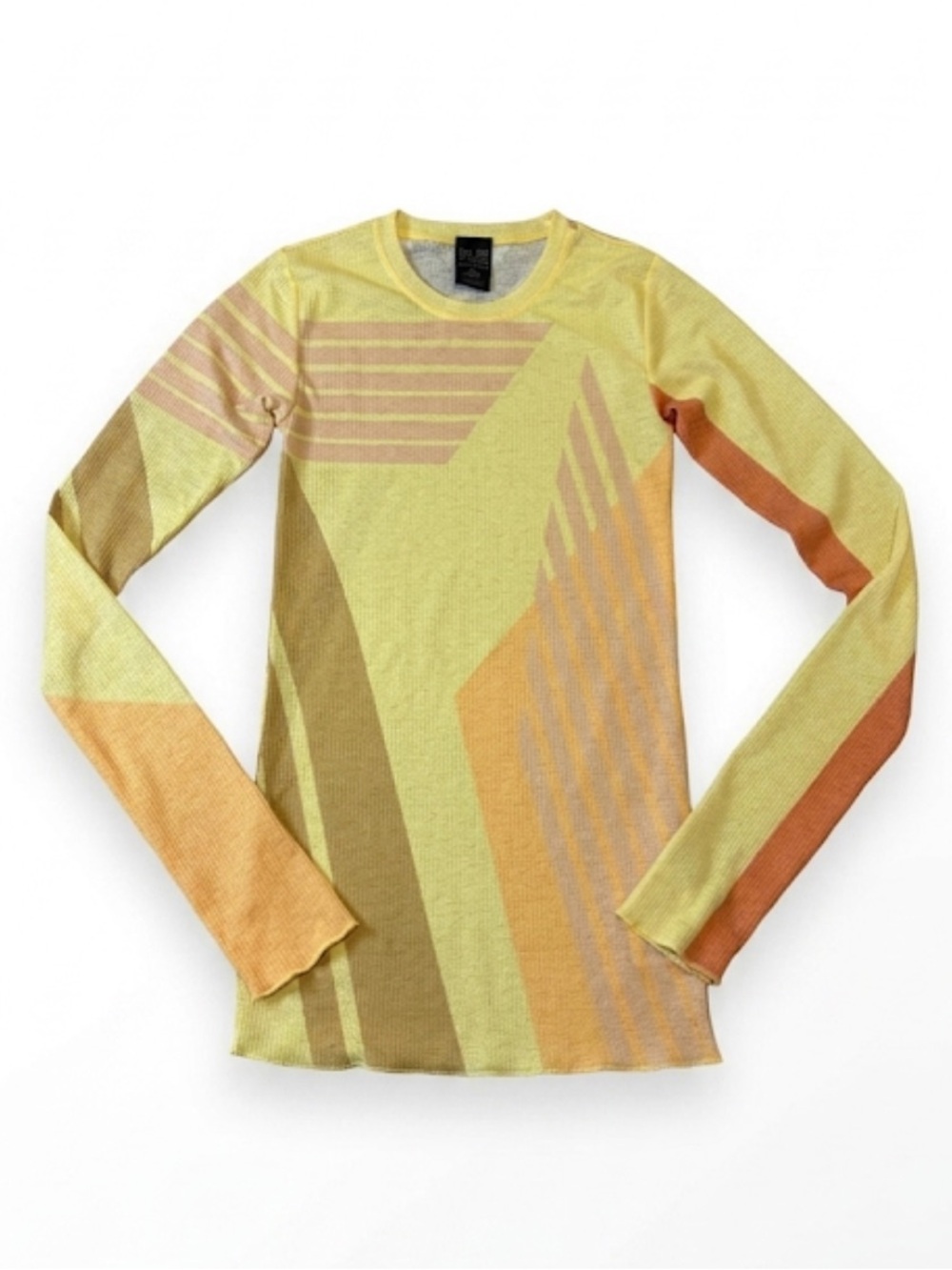PE Nation Uprise Long Sleeve Top in yellow